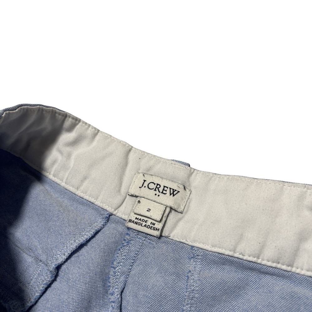 J.Crew Women's Cotton Shorts Blue Size 2 - 29 x 3.5 - Picture 4 of 5